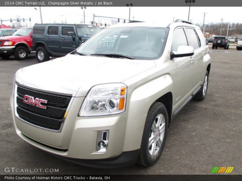 Champagne Silver Metallic / Jet Black 2014 GMC Terrain SLE