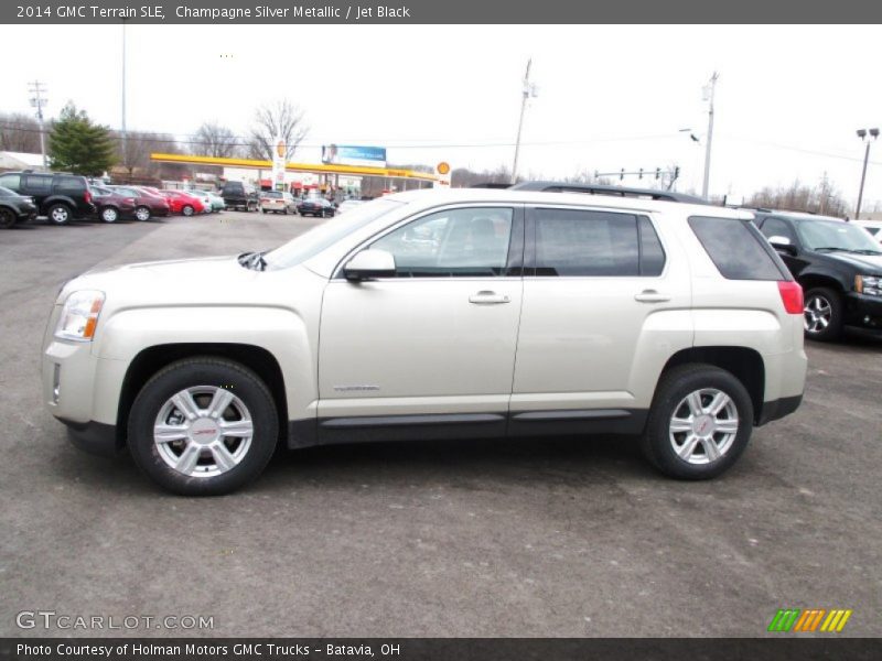 Champagne Silver Metallic / Jet Black 2014 GMC Terrain SLE