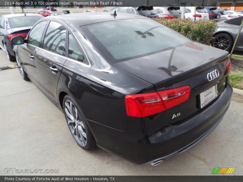 Phantom Black Pearl / Black 2014 Audi A6 3.0 TDI quattro Sedan
