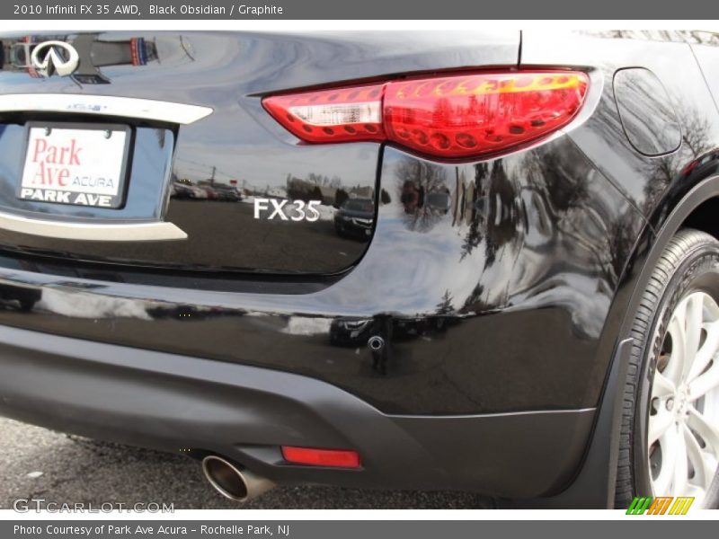 Black Obsidian / Graphite 2010 Infiniti FX 35 AWD