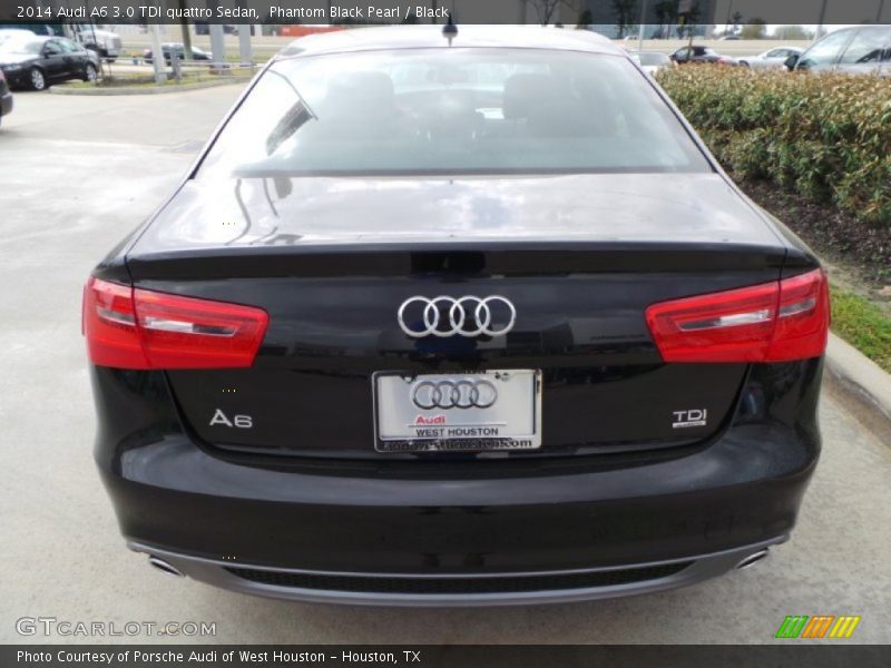 Phantom Black Pearl / Black 2014 Audi A6 3.0 TDI quattro Sedan