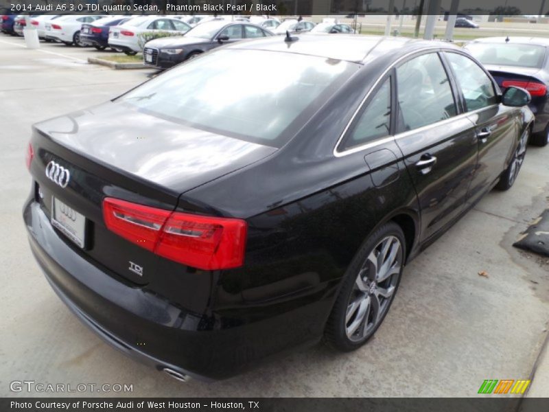 Phantom Black Pearl / Black 2014 Audi A6 3.0 TDI quattro Sedan