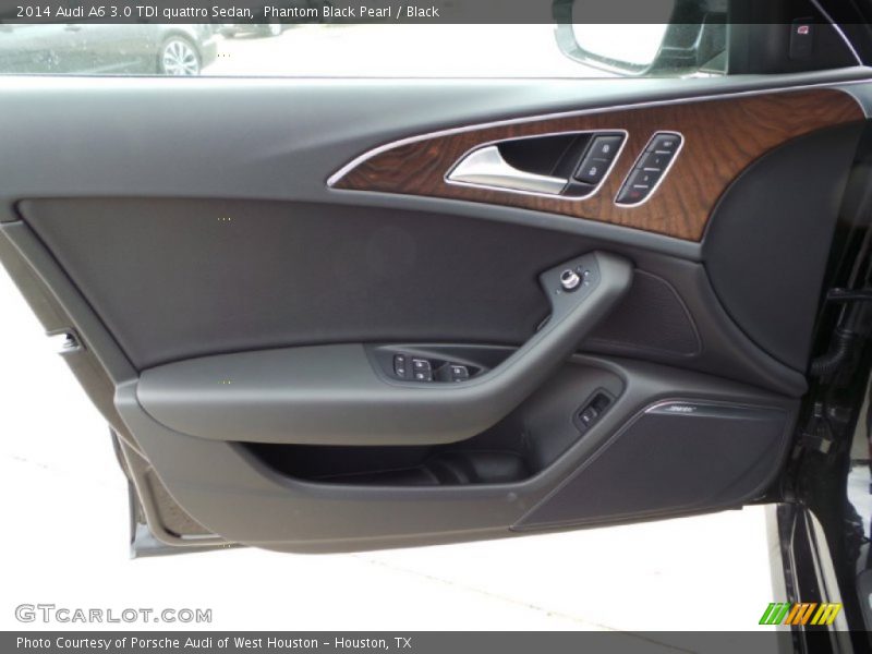 Phantom Black Pearl / Black 2014 Audi A6 3.0 TDI quattro Sedan