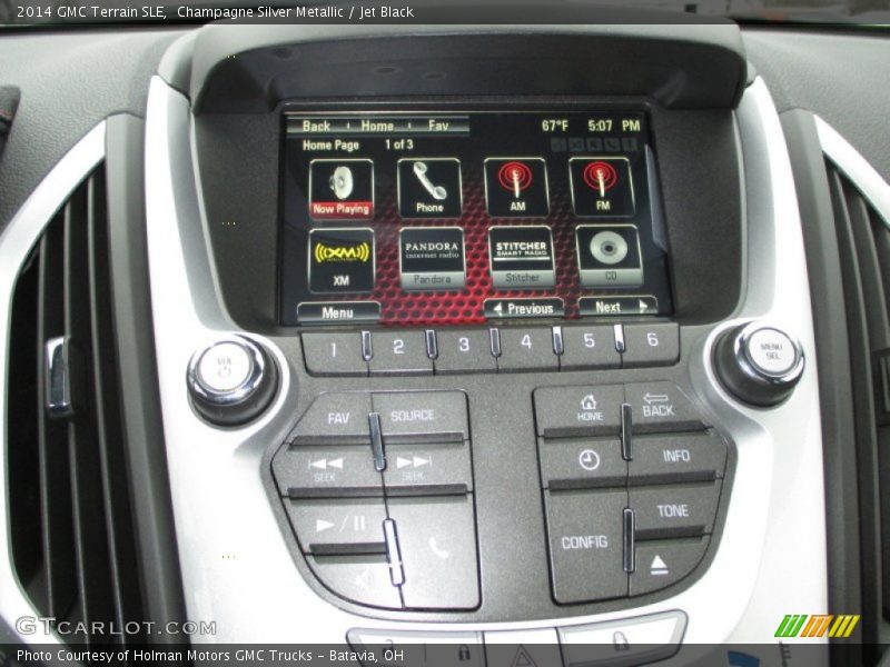 Champagne Silver Metallic / Jet Black 2014 GMC Terrain SLE