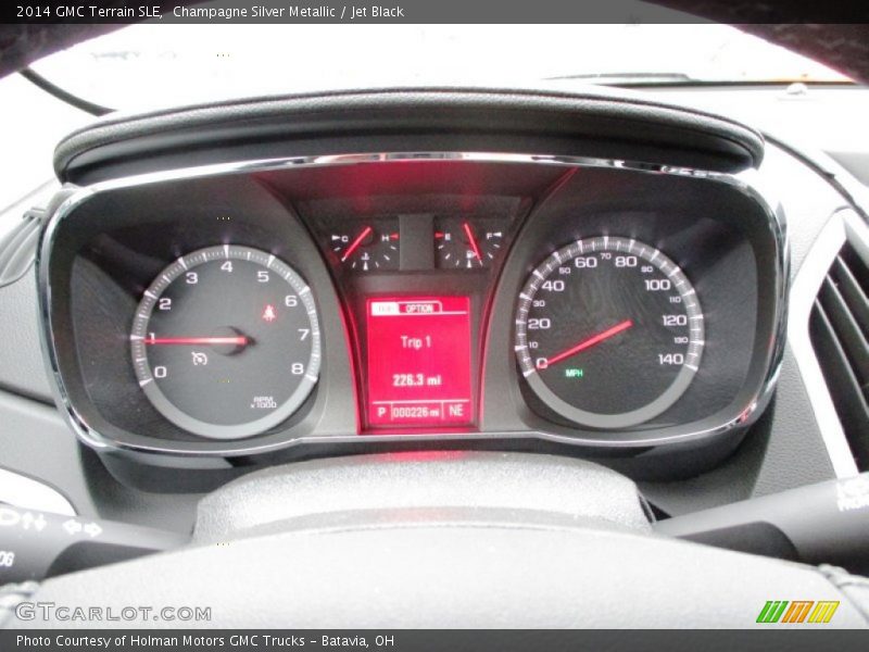 Champagne Silver Metallic / Jet Black 2014 GMC Terrain SLE