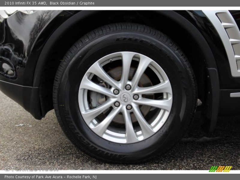 Black Obsidian / Graphite 2010 Infiniti FX 35 AWD