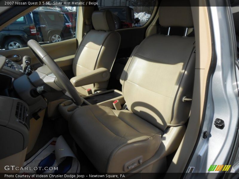Silver Mist Metallic / Beige 2007 Nissan Quest 3.5 SE