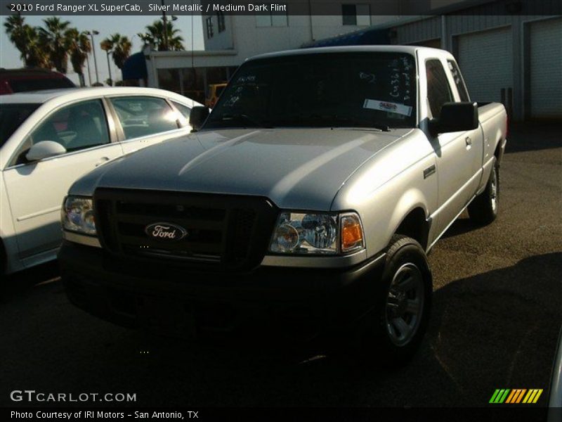 Silver Metallic / Medium Dark Flint 2010 Ford Ranger XL SuperCab