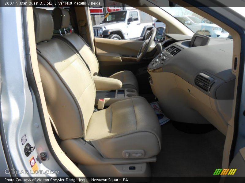 Silver Mist Metallic / Beige 2007 Nissan Quest 3.5 SE