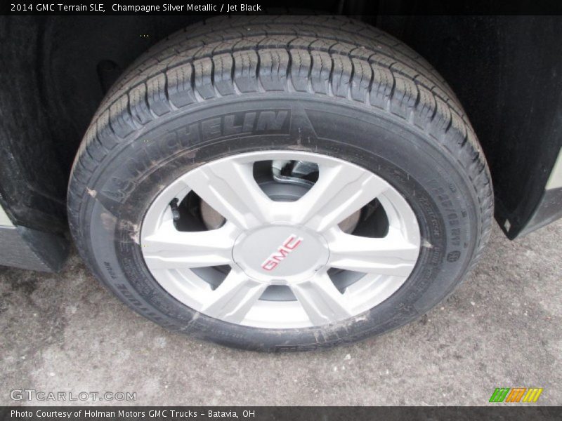 Champagne Silver Metallic / Jet Black 2014 GMC Terrain SLE