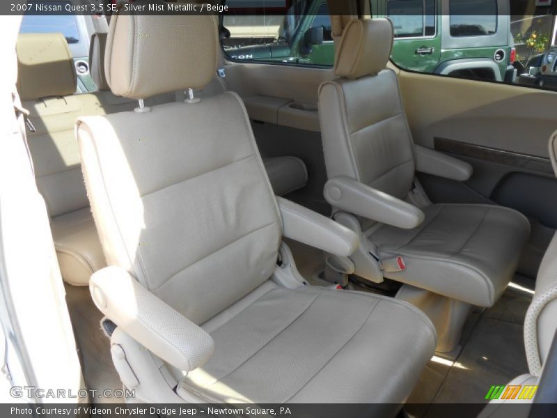 Silver Mist Metallic / Beige 2007 Nissan Quest 3.5 SE