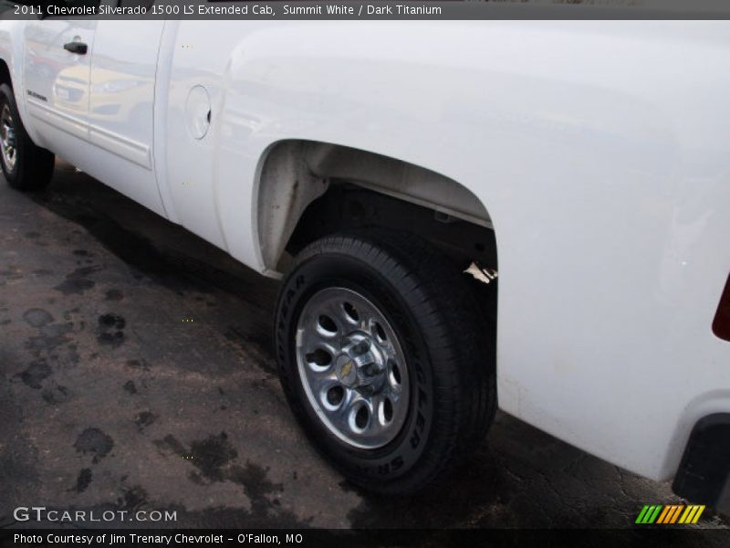 Summit White / Dark Titanium 2011 Chevrolet Silverado 1500 LS Extended Cab