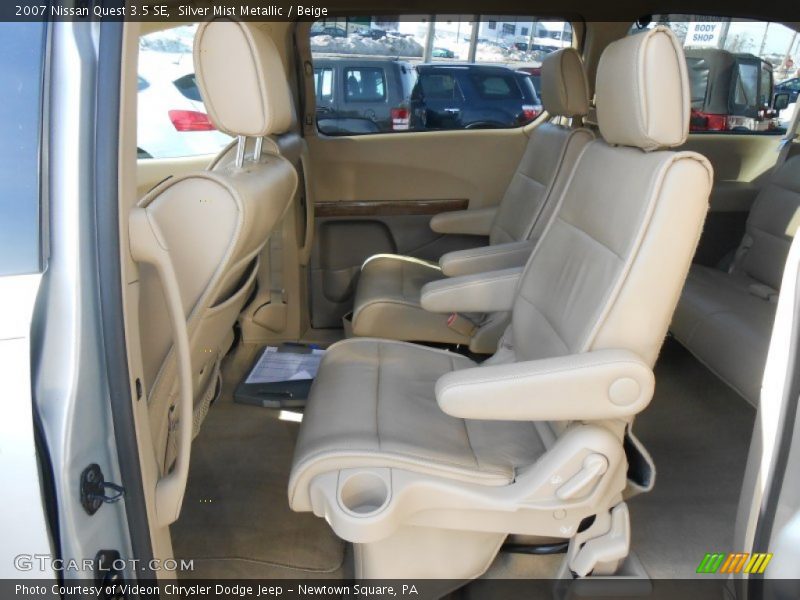 Silver Mist Metallic / Beige 2007 Nissan Quest 3.5 SE