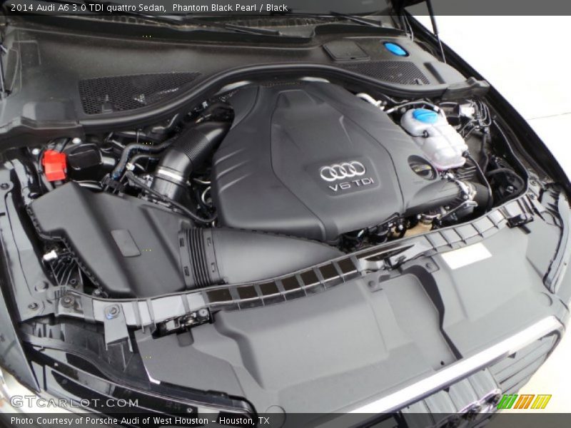 Phantom Black Pearl / Black 2014 Audi A6 3.0 TDI quattro Sedan