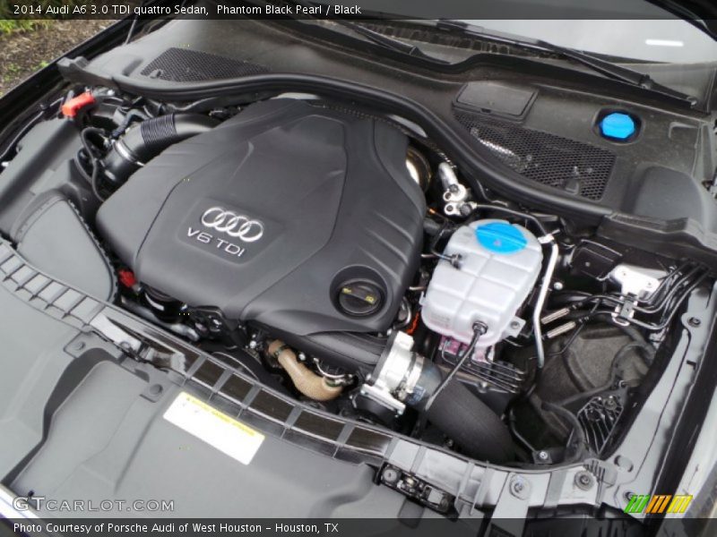 Phantom Black Pearl / Black 2014 Audi A6 3.0 TDI quattro Sedan