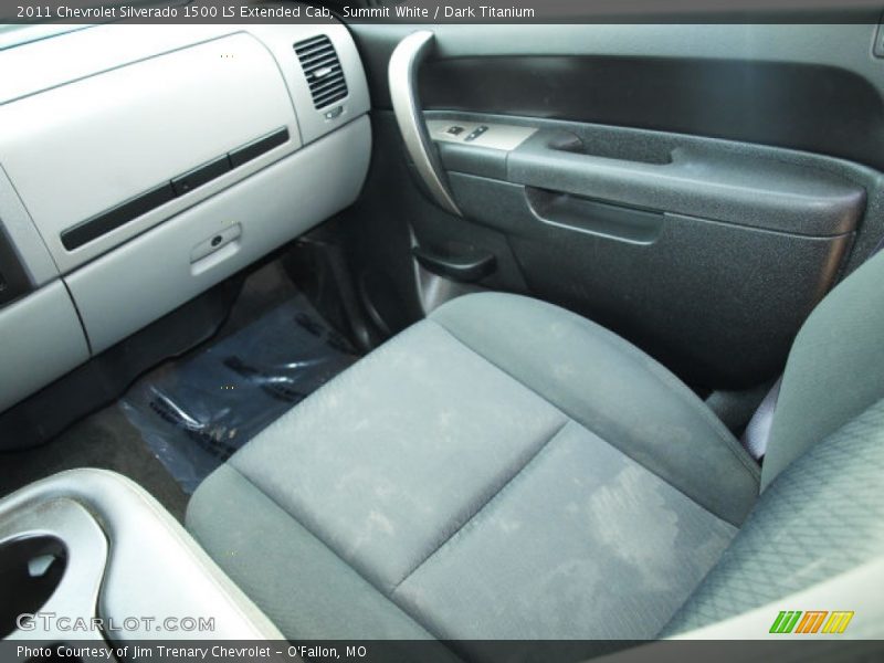 Summit White / Dark Titanium 2011 Chevrolet Silverado 1500 LS Extended Cab