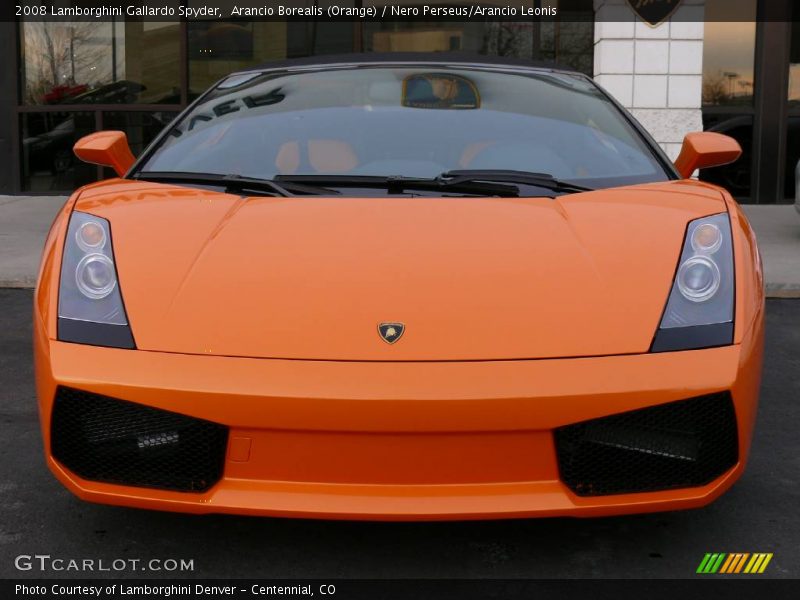 Arancio Borealis (Orange) / Nero Perseus/Arancio Leonis 2008 Lamborghini Gallardo Spyder