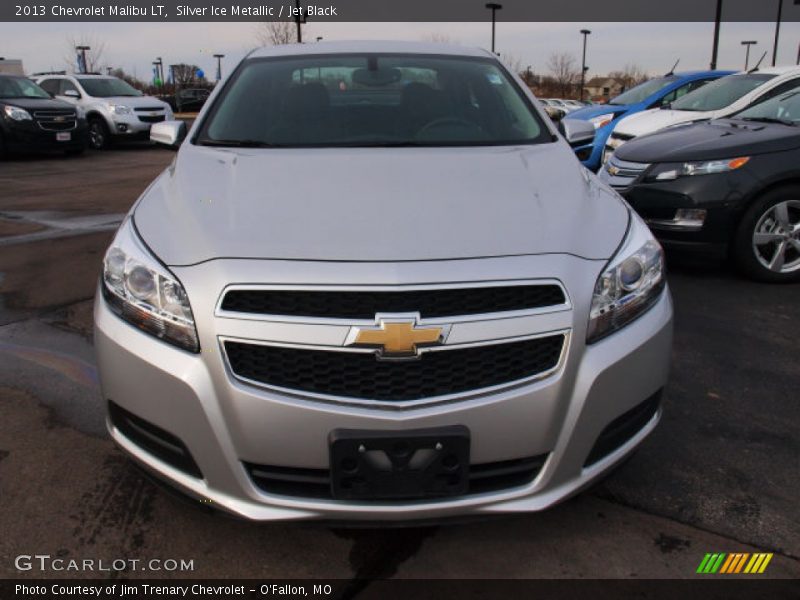Silver Ice Metallic / Jet Black 2013 Chevrolet Malibu LT