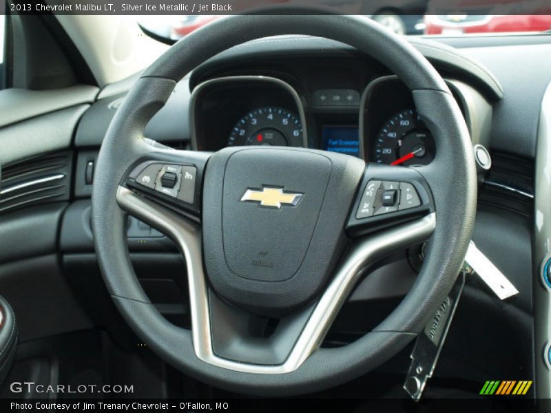 Silver Ice Metallic / Jet Black 2013 Chevrolet Malibu LT