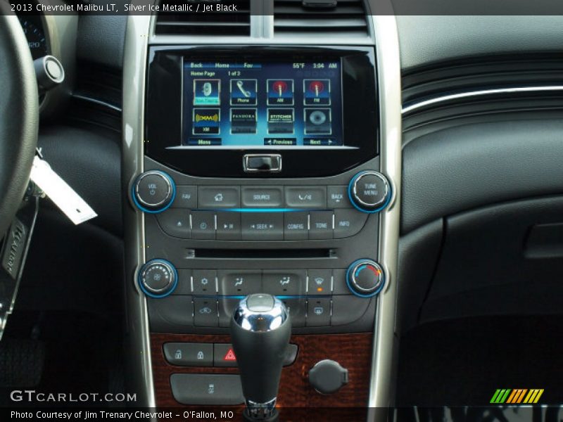 Silver Ice Metallic / Jet Black 2013 Chevrolet Malibu LT