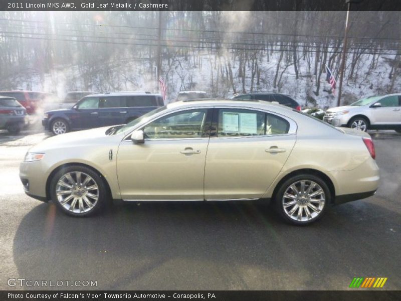 Gold Leaf Metallic / Cashmere 2011 Lincoln MKS AWD