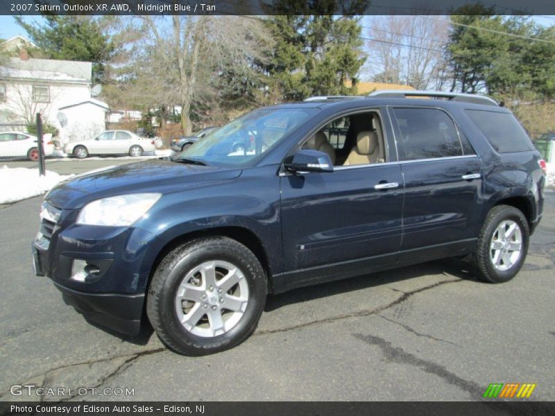 Midnight Blue / Tan 2007 Saturn Outlook XR AWD