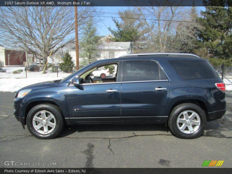 Midnight Blue / Tan 2007 Saturn Outlook XR AWD