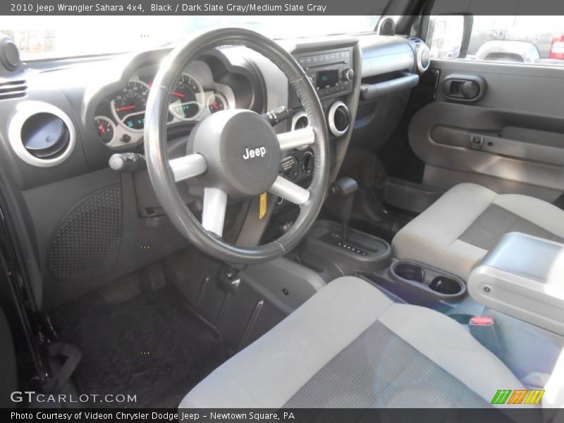 Black / Dark Slate Gray/Medium Slate Gray 2010 Jeep Wrangler Sahara 4x4