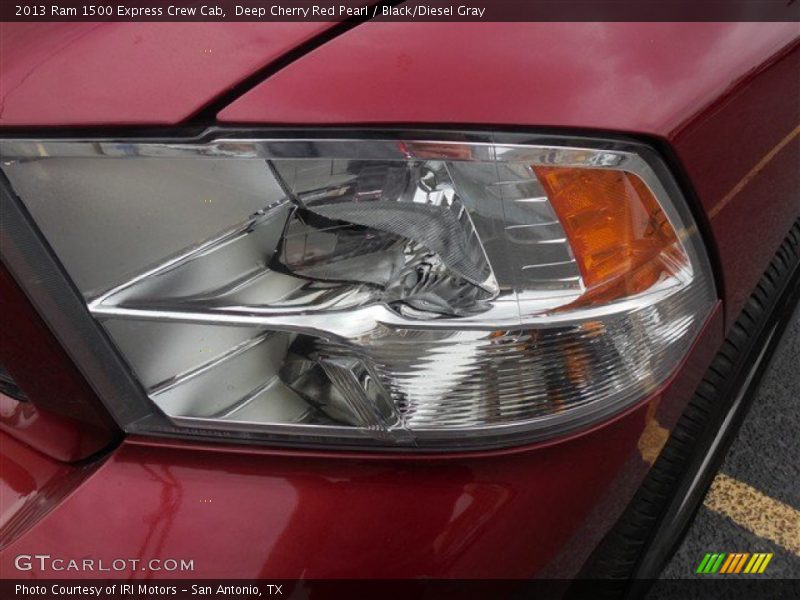 Deep Cherry Red Pearl / Black/Diesel Gray 2013 Ram 1500 Express Crew Cab