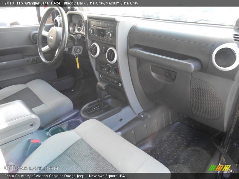 Black / Dark Slate Gray/Medium Slate Gray 2010 Jeep Wrangler Sahara 4x4