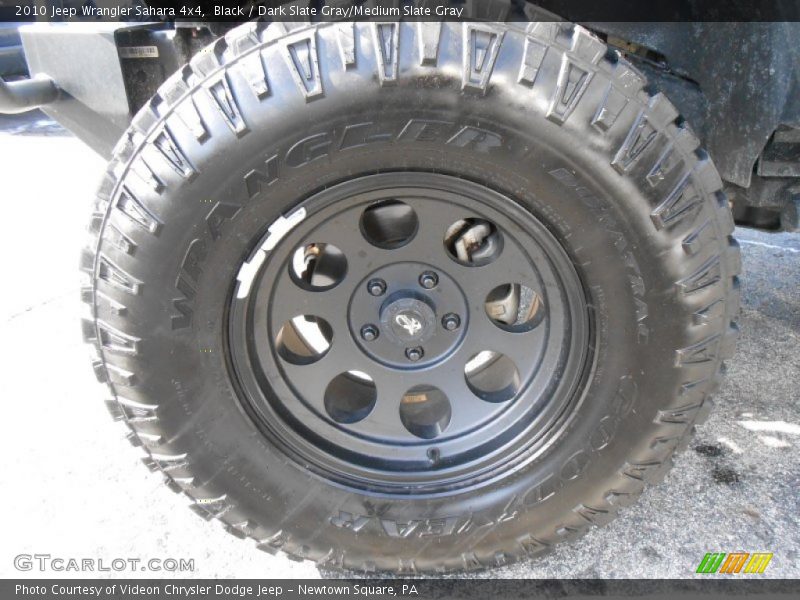 Black / Dark Slate Gray/Medium Slate Gray 2010 Jeep Wrangler Sahara 4x4