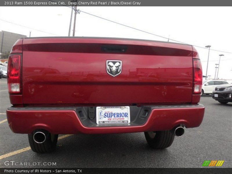Deep Cherry Red Pearl / Black/Diesel Gray 2013 Ram 1500 Express Crew Cab