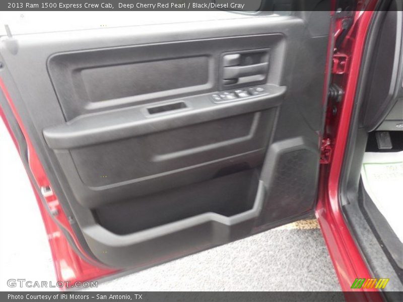 Deep Cherry Red Pearl / Black/Diesel Gray 2013 Ram 1500 Express Crew Cab