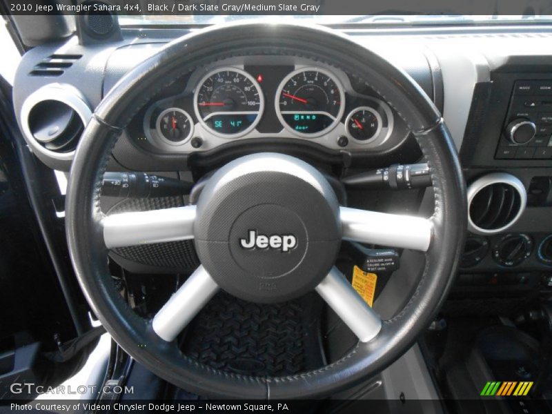 Black / Dark Slate Gray/Medium Slate Gray 2010 Jeep Wrangler Sahara 4x4