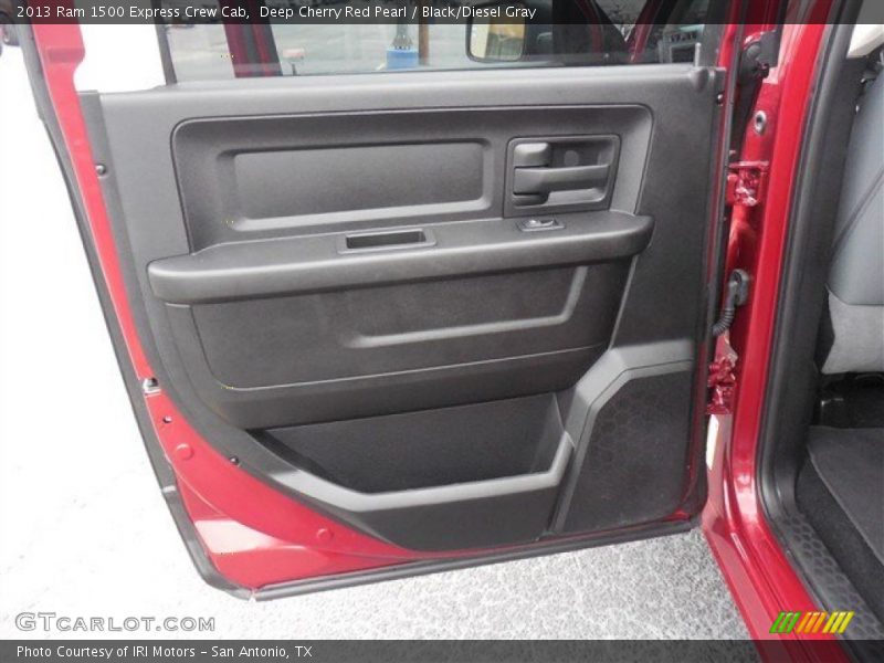 Deep Cherry Red Pearl / Black/Diesel Gray 2013 Ram 1500 Express Crew Cab