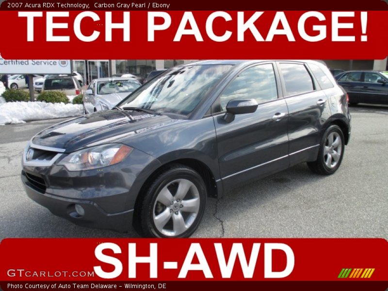 Carbon Gray Pearl / Ebony 2007 Acura RDX Technology
