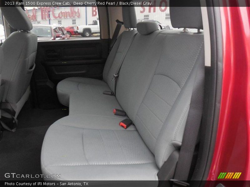 Deep Cherry Red Pearl / Black/Diesel Gray 2013 Ram 1500 Express Crew Cab