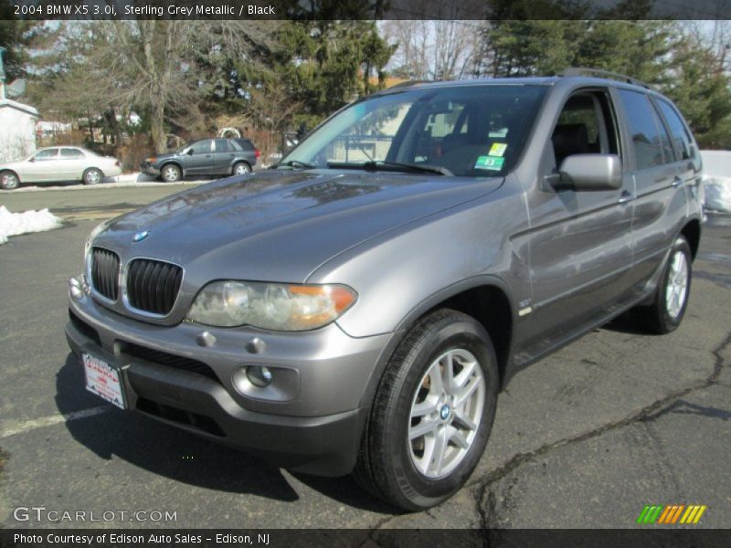 Sterling Grey Metallic / Black 2004 BMW X5 3.0i