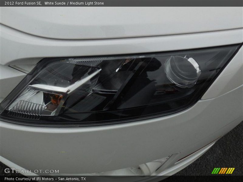 White Suede / Medium Light Stone 2012 Ford Fusion SE