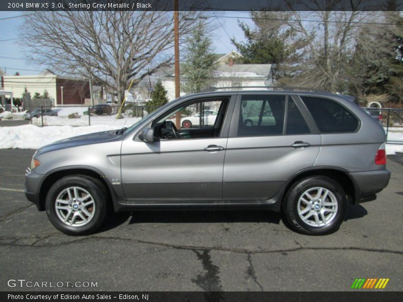 Sterling Grey Metallic / Black 2004 BMW X5 3.0i
