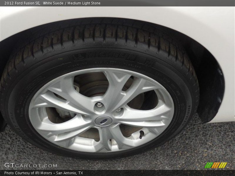 White Suede / Medium Light Stone 2012 Ford Fusion SE