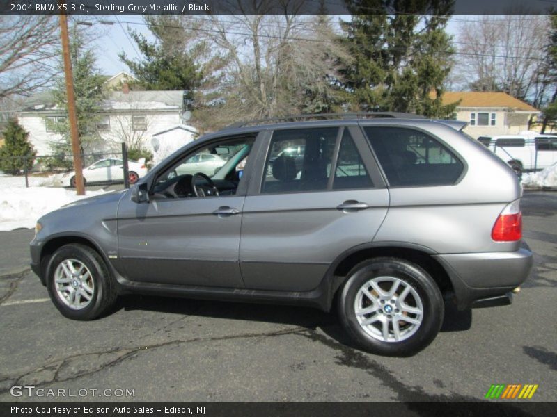 Sterling Grey Metallic / Black 2004 BMW X5 3.0i