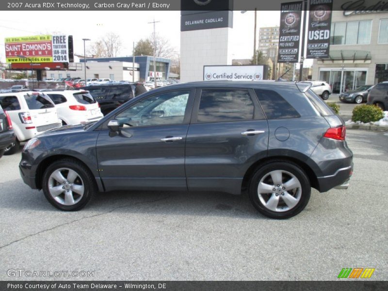 Carbon Gray Pearl / Ebony 2007 Acura RDX Technology