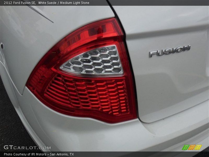 White Suede / Medium Light Stone 2012 Ford Fusion SE
