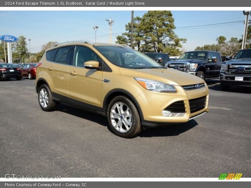 Front 3/4 View of 2014 Escape Titanium 1.6L EcoBoost