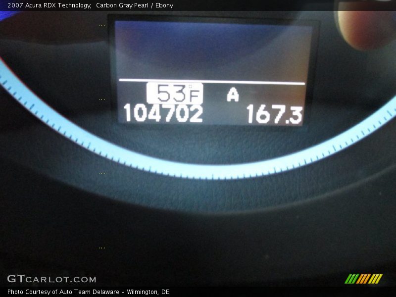 Carbon Gray Pearl / Ebony 2007 Acura RDX Technology