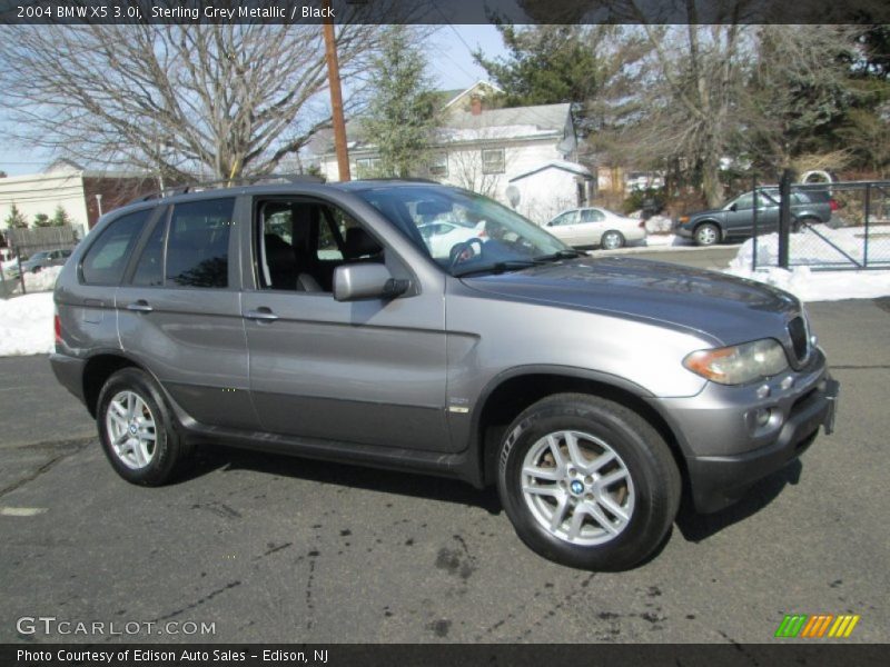 Sterling Grey Metallic / Black 2004 BMW X5 3.0i