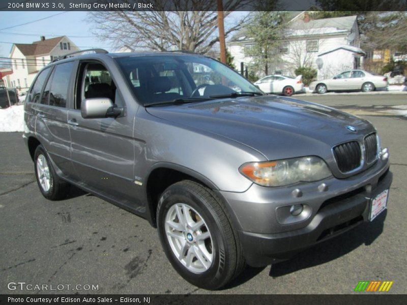 Sterling Grey Metallic / Black 2004 BMW X5 3.0i