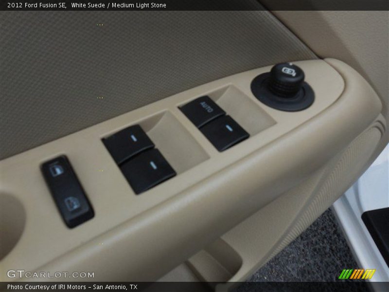 White Suede / Medium Light Stone 2012 Ford Fusion SE