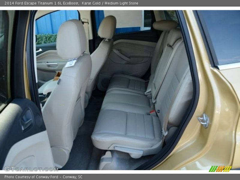 Karat Gold / Medium Light Stone 2014 Ford Escape Titanium 1.6L EcoBoost